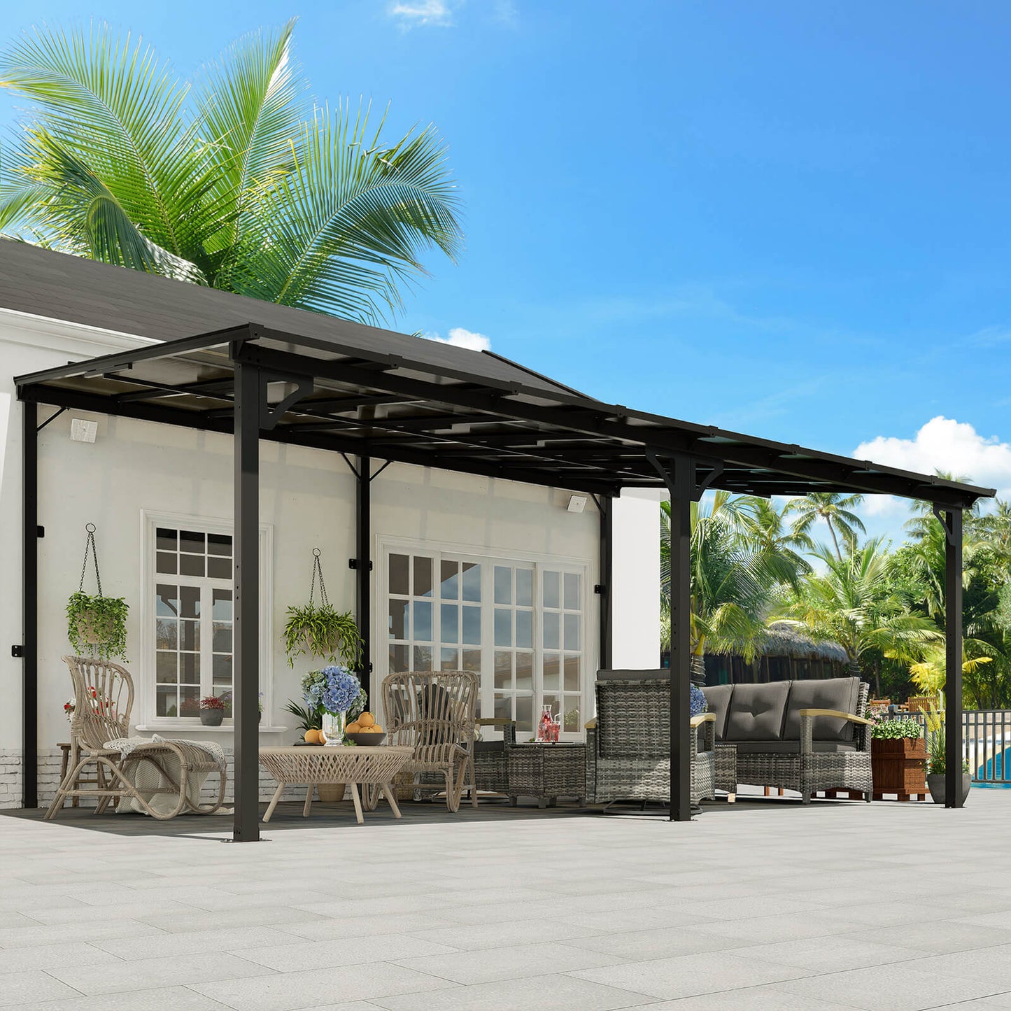 Wall Mounted Gazebo, Outdoor Patio Gazebo