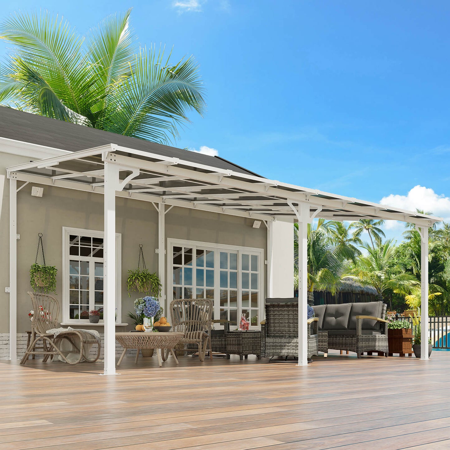 Wall Mounted Gazebo, Outdoor Patio Gazebo