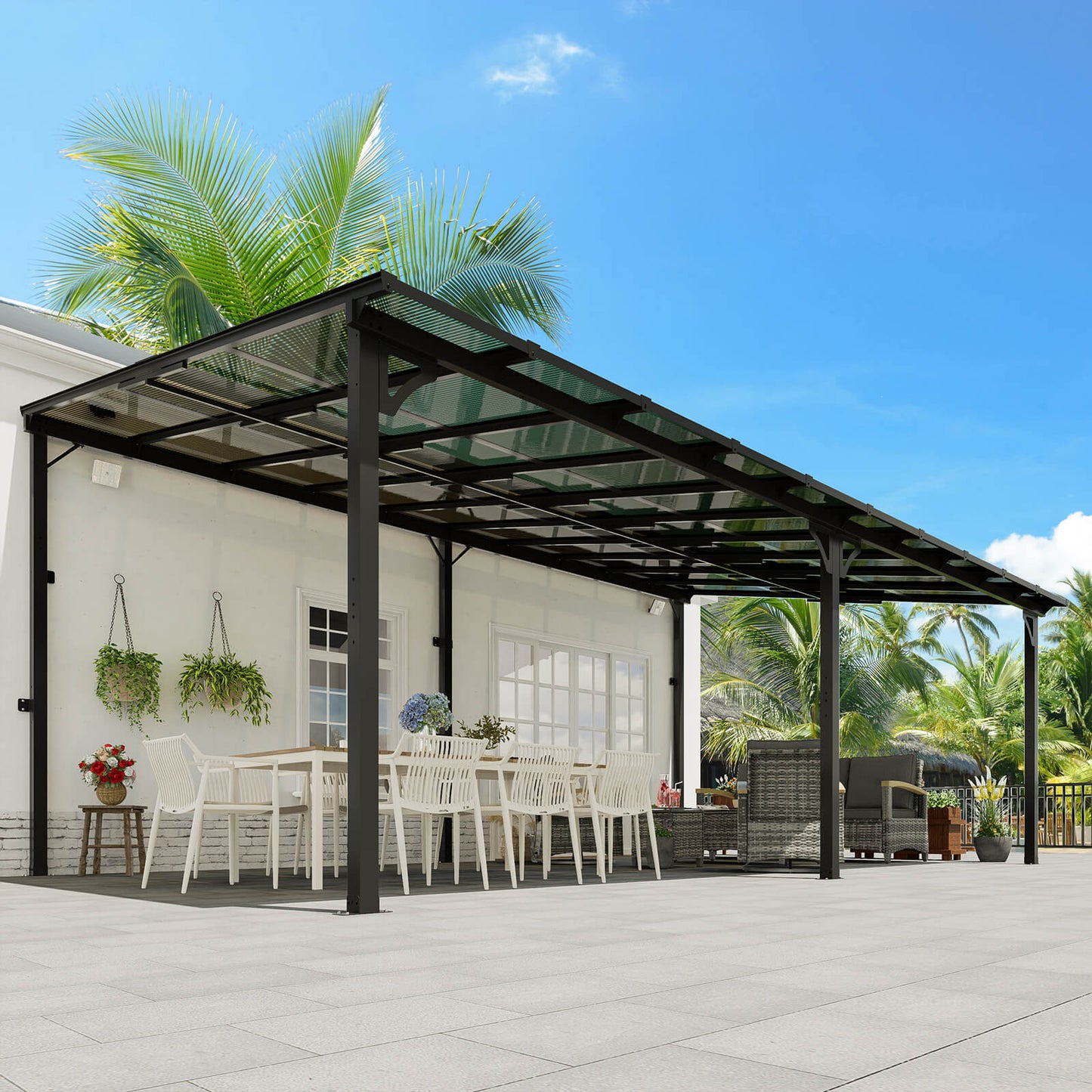Wall Mounted Gazebo, Outdoor Patio Gazebo