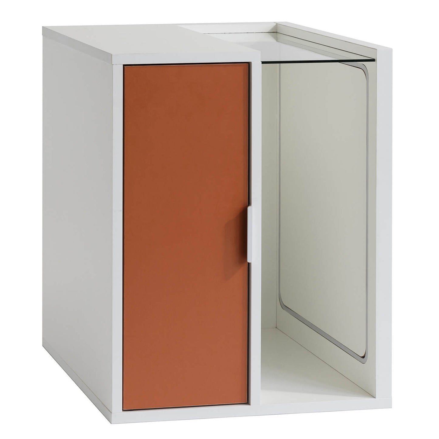 LED End Table Side Table, Bedside Tables with Storge - Meissalivve