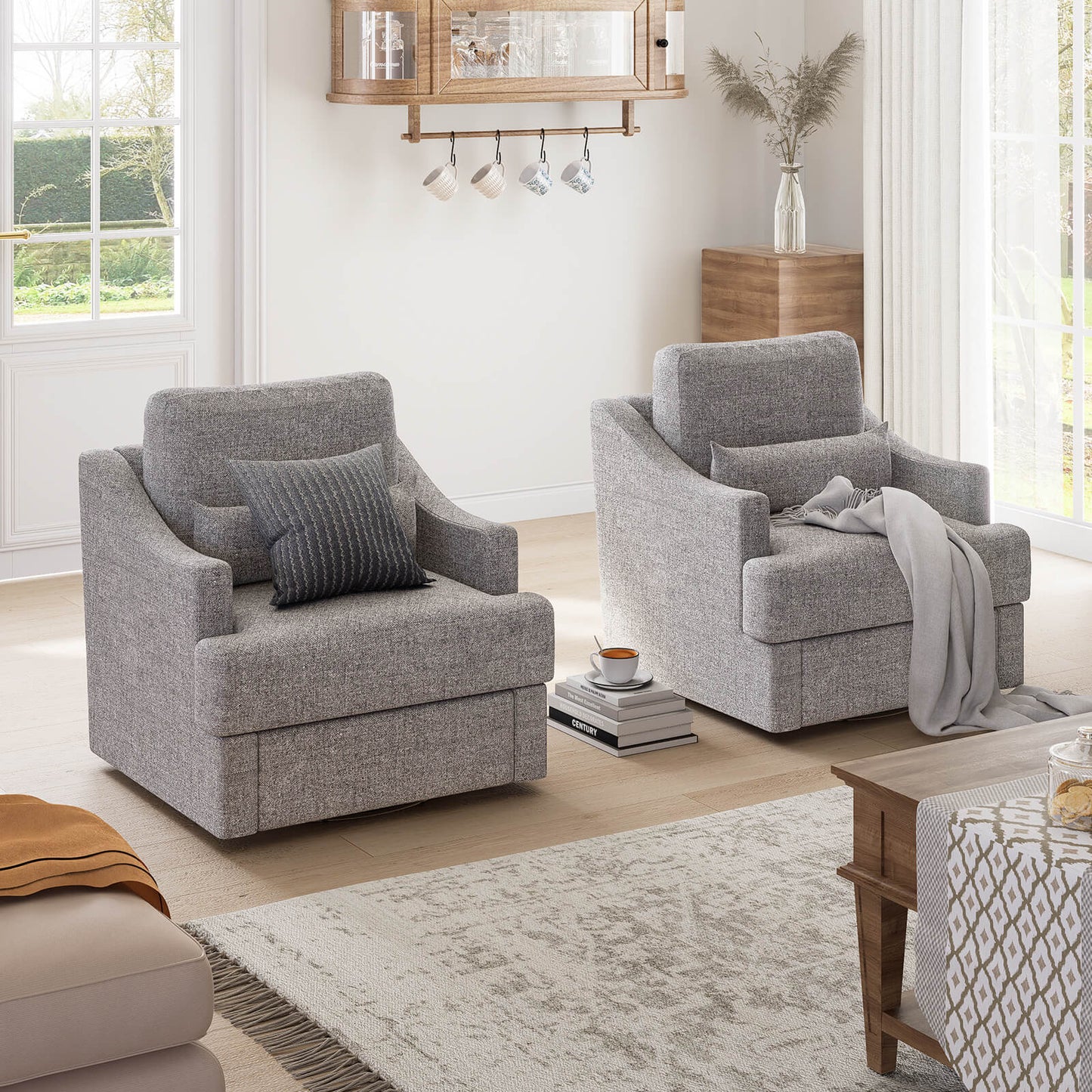 Modern Swivel Accent Chair for Living Room Bedroom