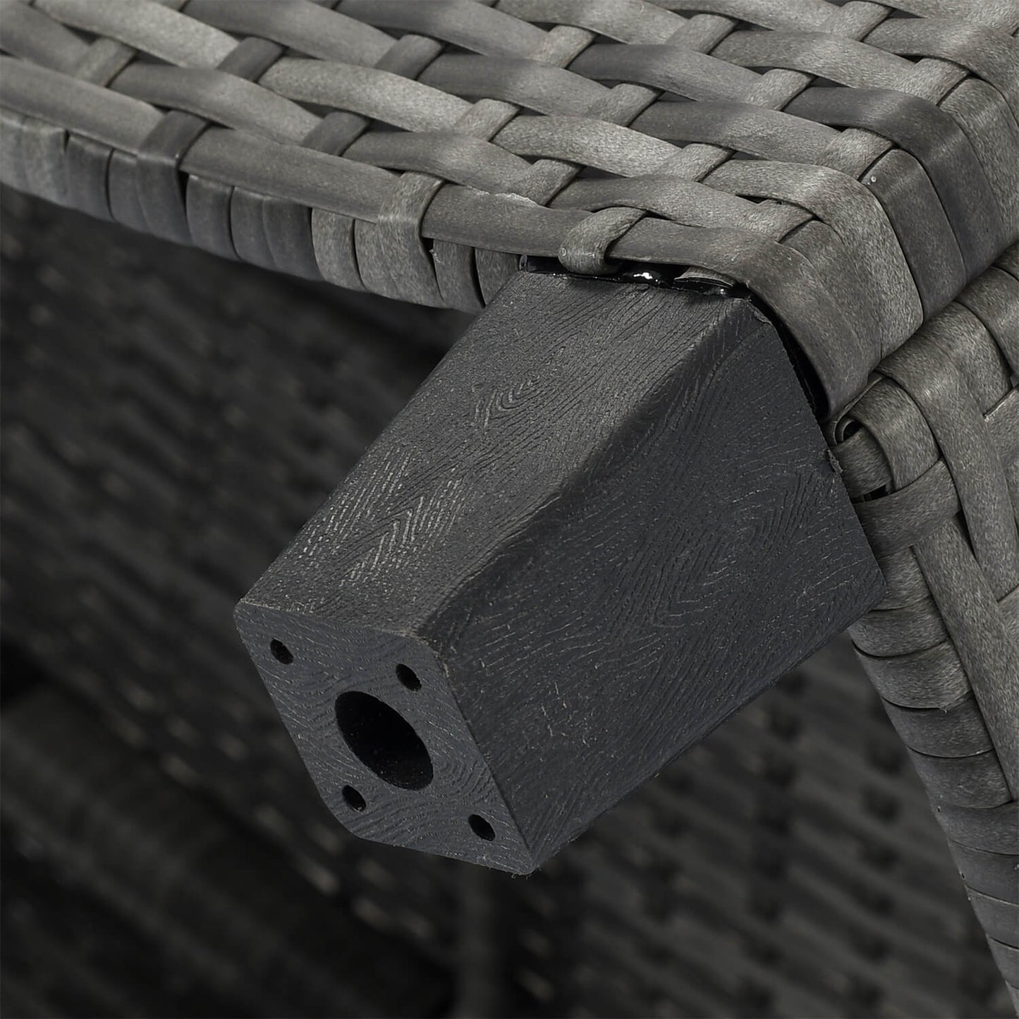 8-pieces Outdoor Wicker Round Sofa Set, Half-Moon Sectional Sets - Meissalivve