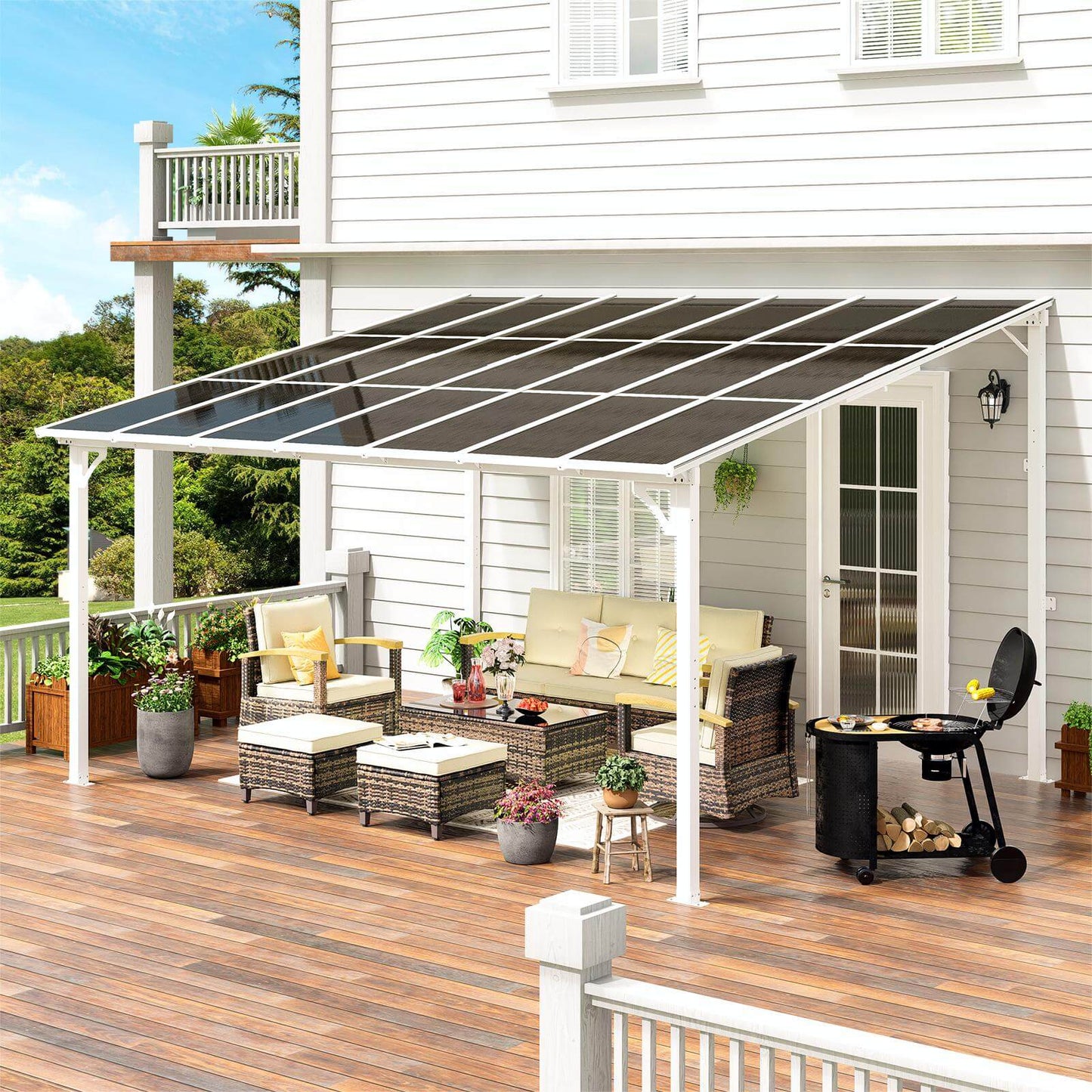 Wall Mounted Gazebo, Outdoor Patio Gazebo