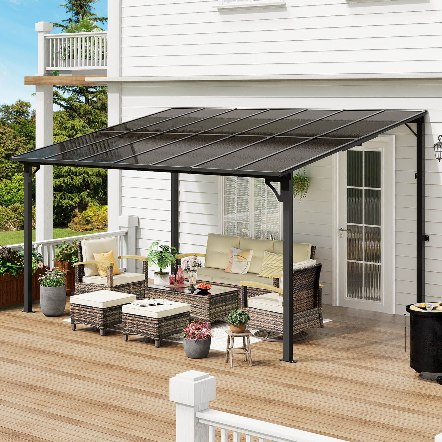 Wall Mounted Gazebo, Outdoor Patio Gazebo