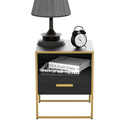 Modern Nightstand with 1 Drawer, Suitable for Bedroom, Living Room, Side Table - Meissalivve