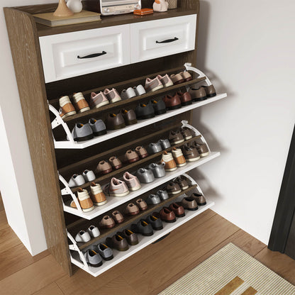 Shoe cabinet  with 3 doors 2 drawers, large space for storage - Meissalivve