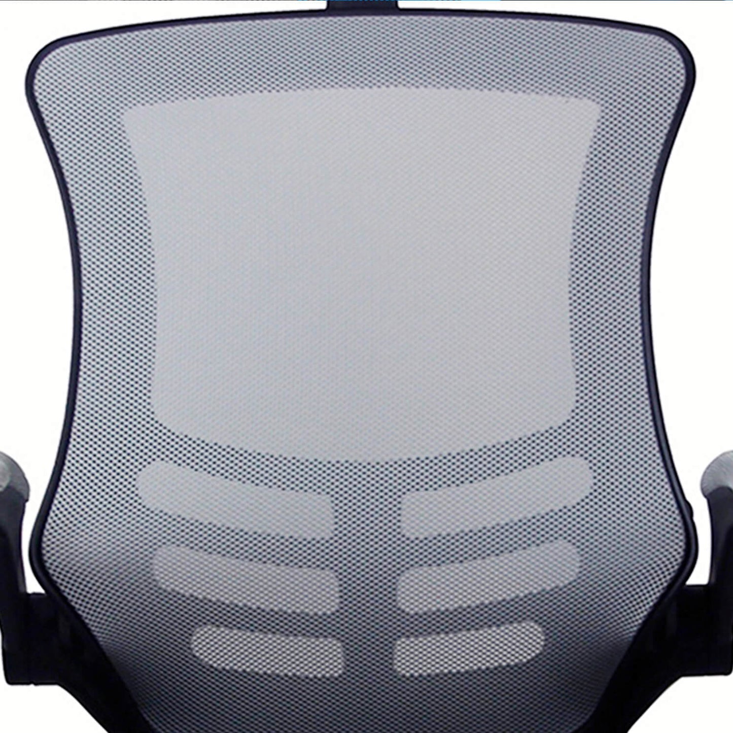 Modern High-Back Mesh Executive Office Chair with Headrest and Flip-Up Arms - Meissalivve