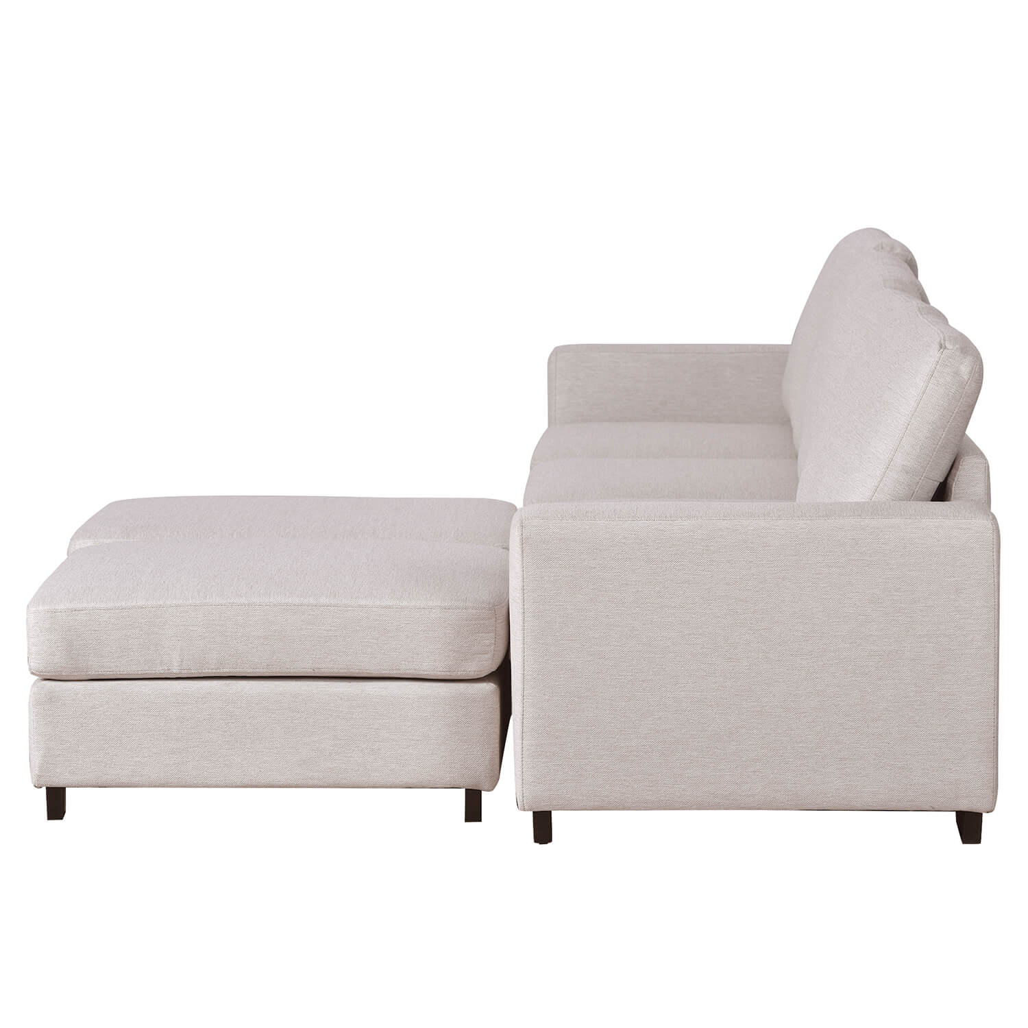 3 Pieces U shaped Sofa with Removable Ottomans - Meissalivve