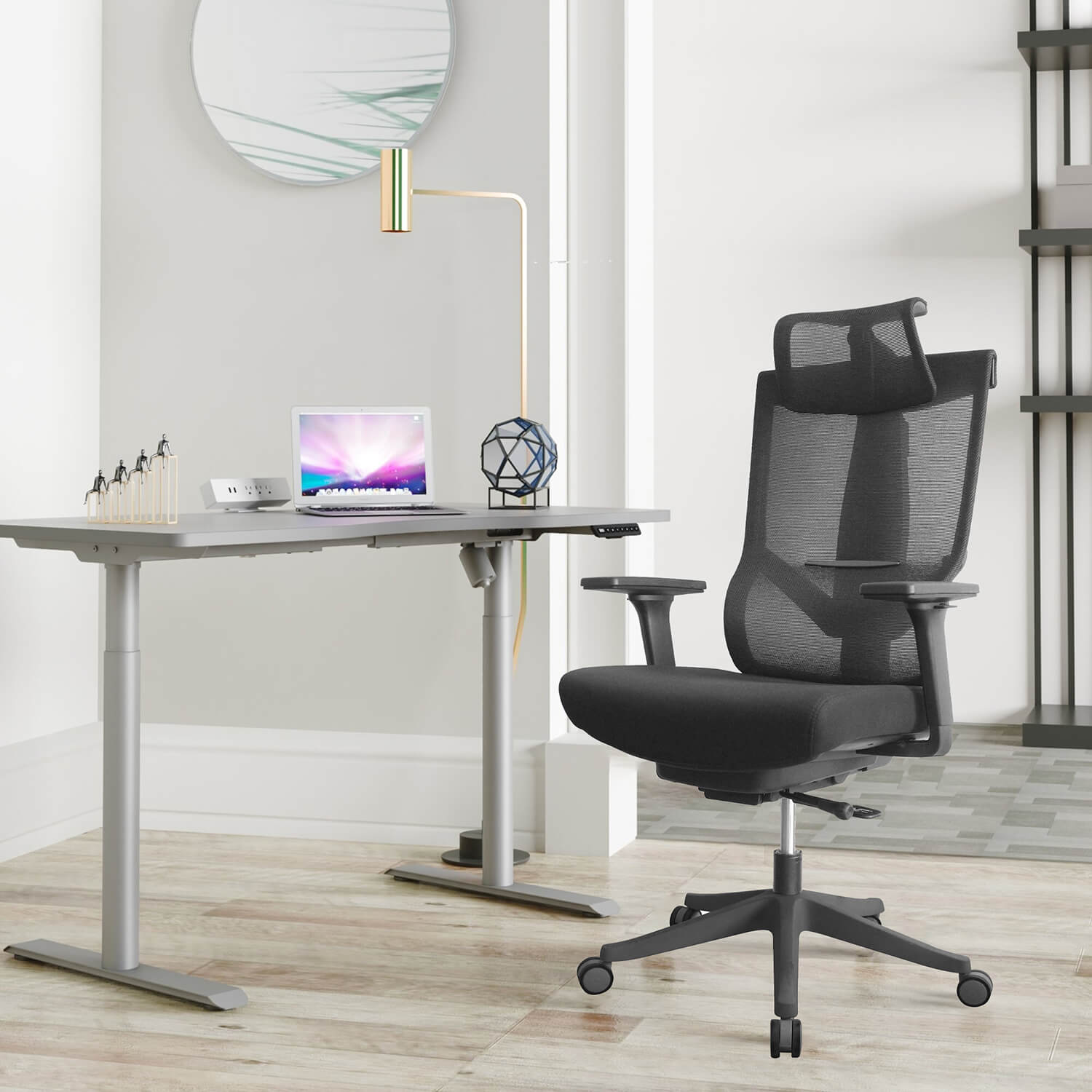 Excustive Office Chair with Headrest, Chase Back Function - Meissalivve