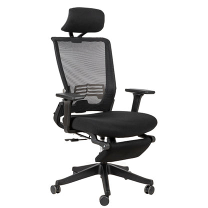 High Back Office Chair with 2d armrest and foot rest, tilt function max 128° - Meissalivve