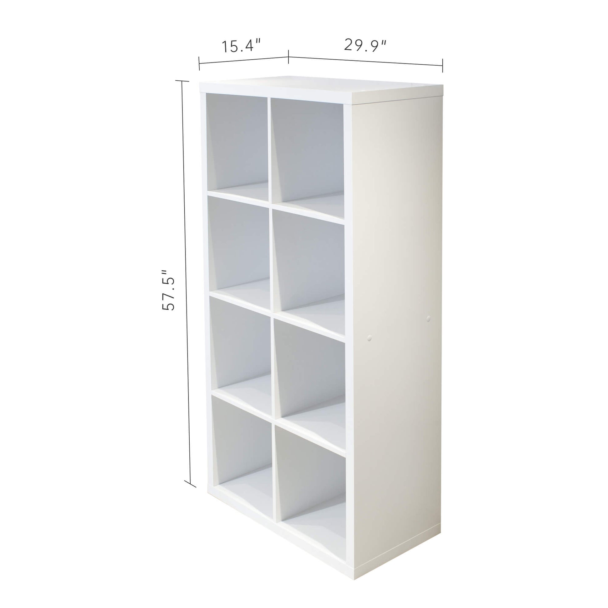 Smart Cube 8-Cube Organizer Storage with Opened Back Shelves for Home, Office - Meissalivve