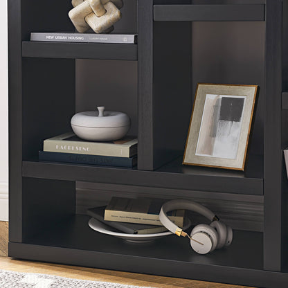 Open Wooden Open Shelf Bookcase, Freestanding Display Storage Cabinet - Meissalivve