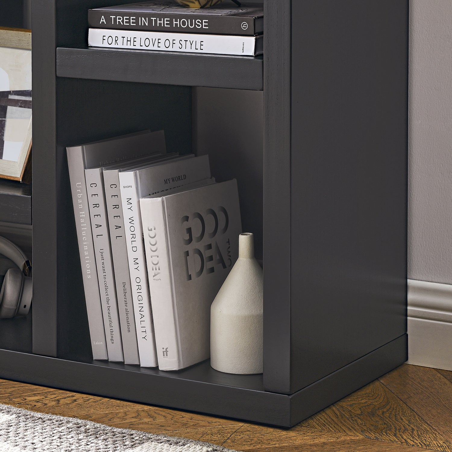 Open Wooden Open Shelf Bookcase, Freestanding Display Storage Cabinet - Meissalivve