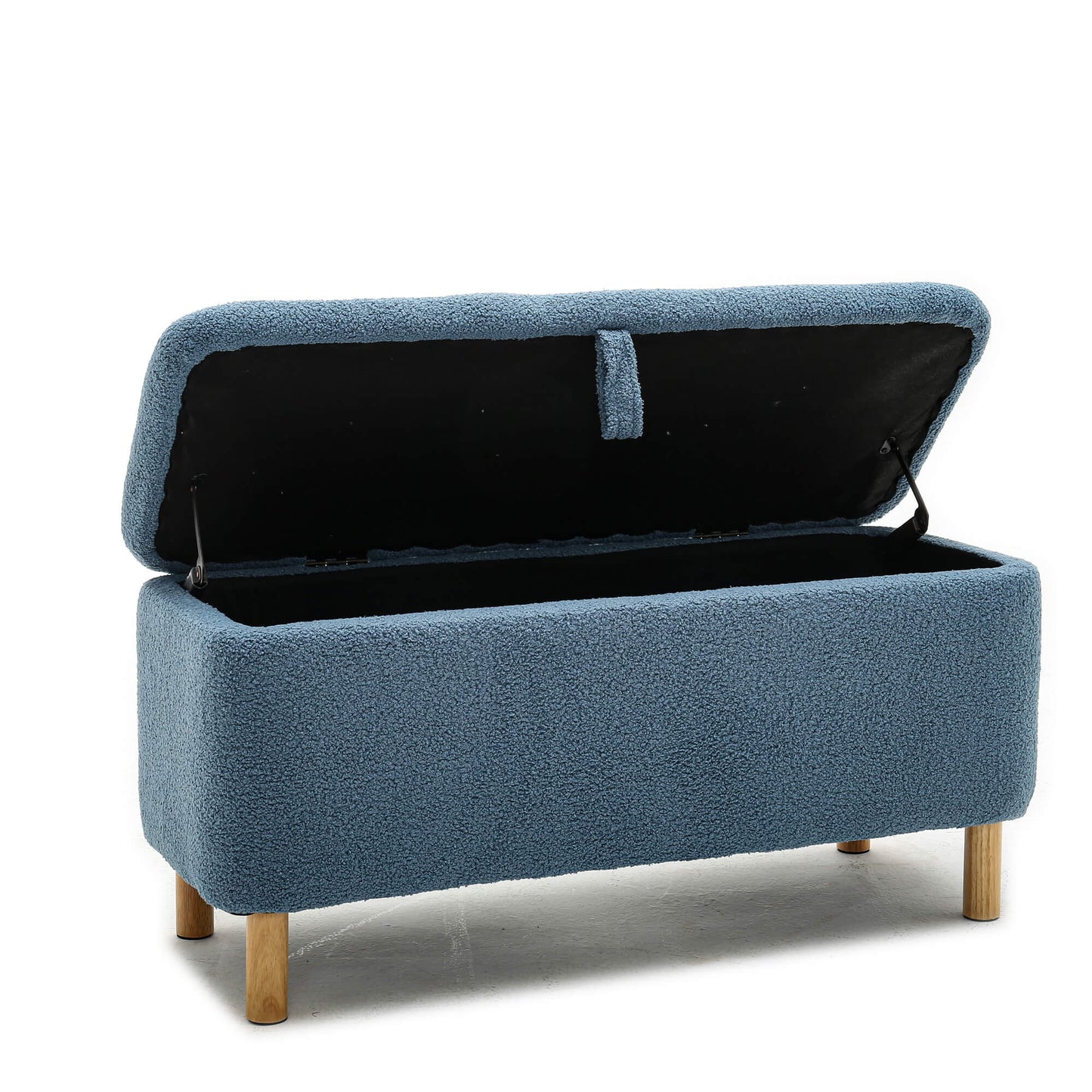 Basics Upholstered Storage Ottoman and Entryway Bench - Meissalivve