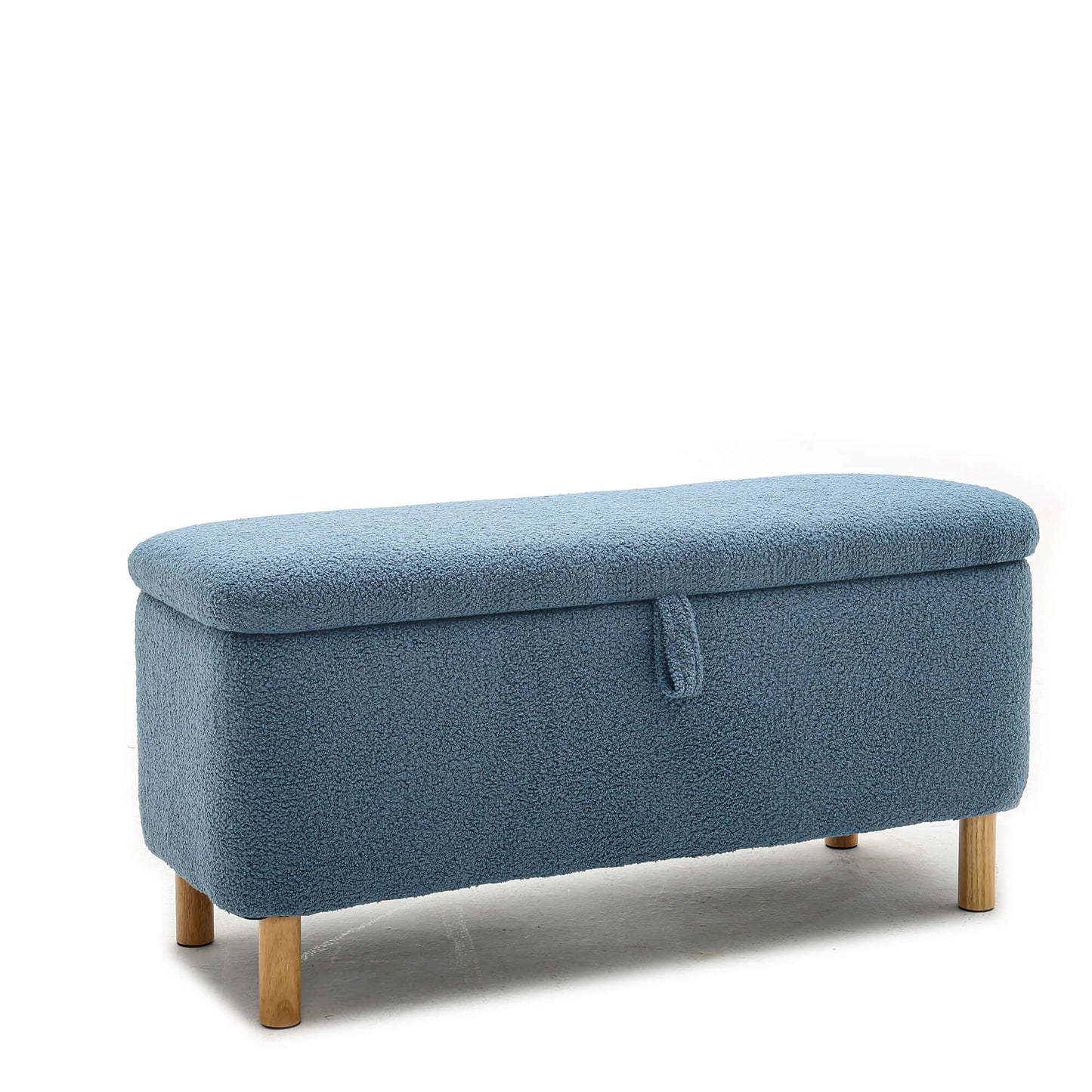 Basics Upholstered Storage Ottoman and Entryway Bench - Meissalivve