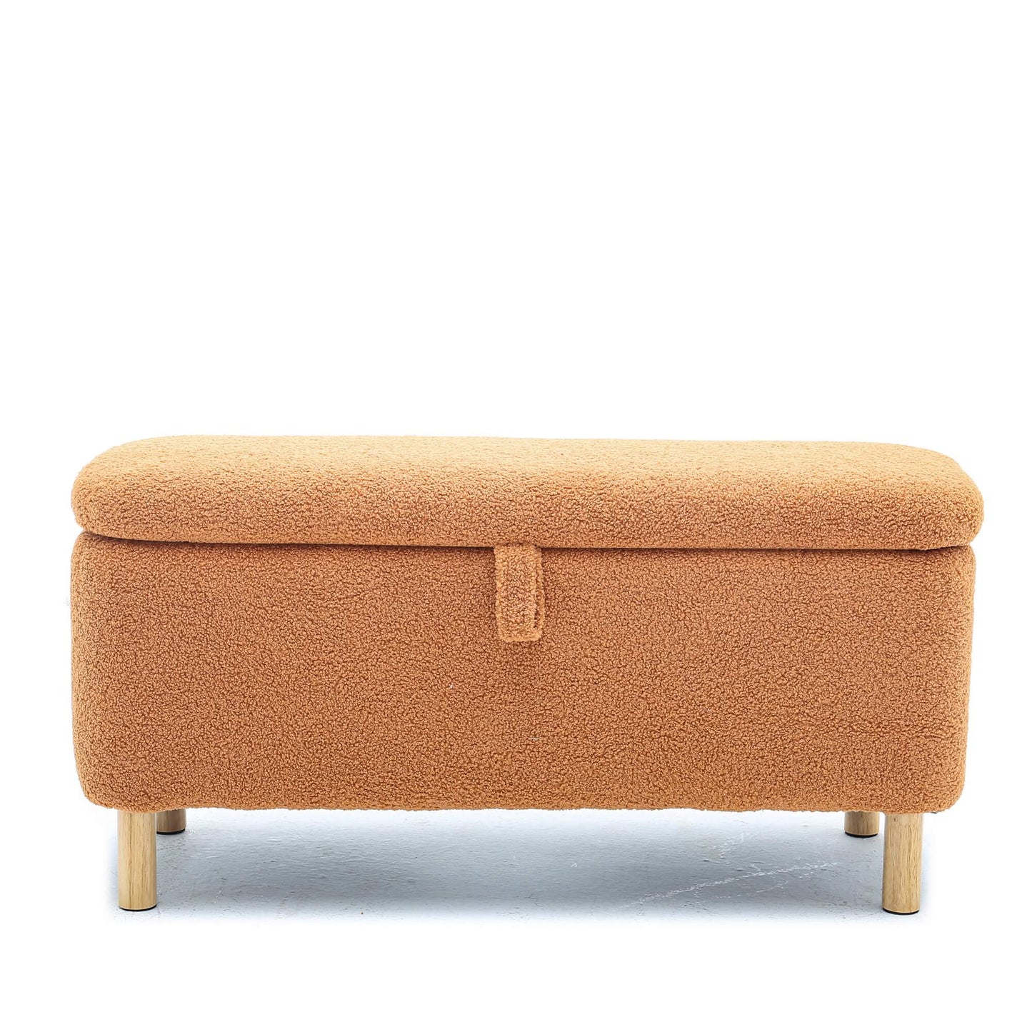 Basics Upholstered Storage Ottoman and Entryway Bench - Meissalivve