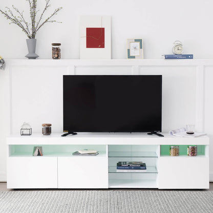 TV Stands for TVs up to 80'', Media Console with Multi-Functional Storage - Meissalivve