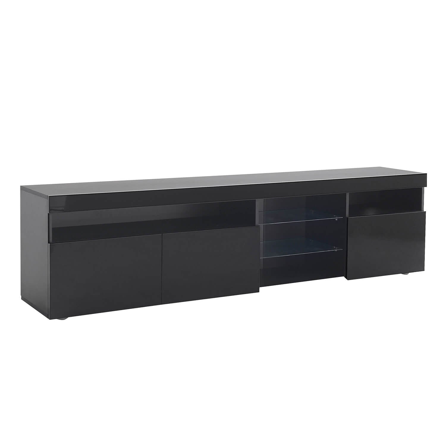 TV Stands for TVs up to 80'', Media Console with Multi-Functional Storage - Meissalivve