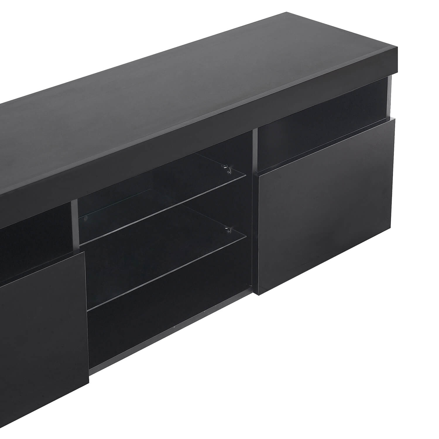 TV Stands for TVs up to 80'', Media Console with Multi-Functional Storage - Meissalivve