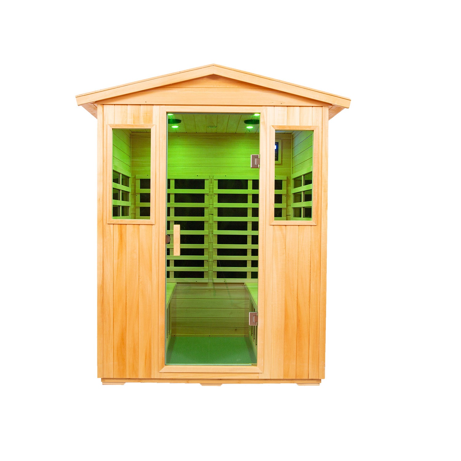 Four person Basswood Far-infrared outdoor sauna room - Meissalivve