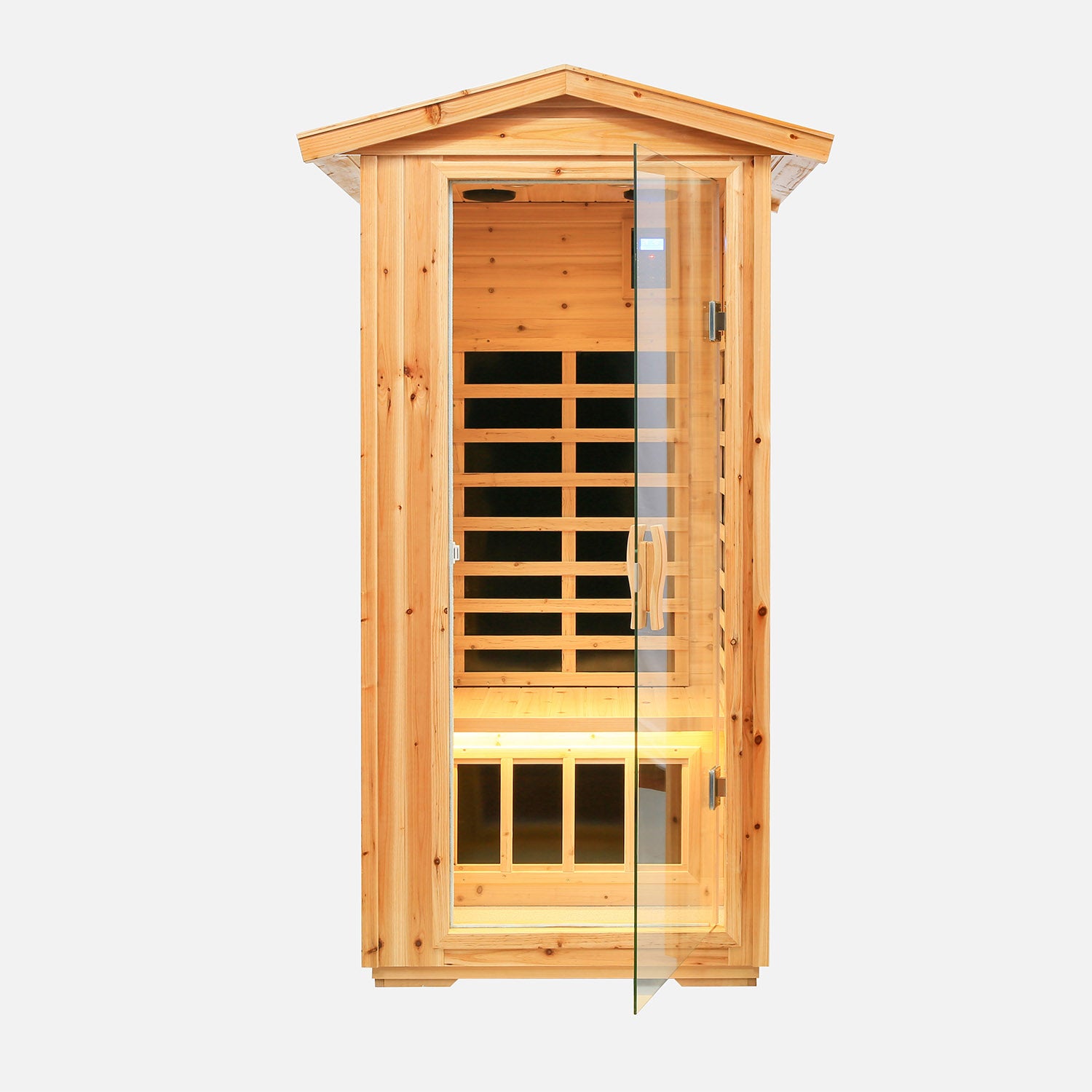 One person Far infrared old fir outdoor sauna room - Meissalivve