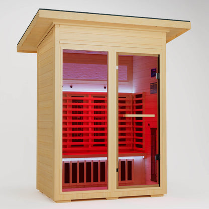 SAUNAERA  Full-Spectrum Infrared Outdoor Saunas for Home