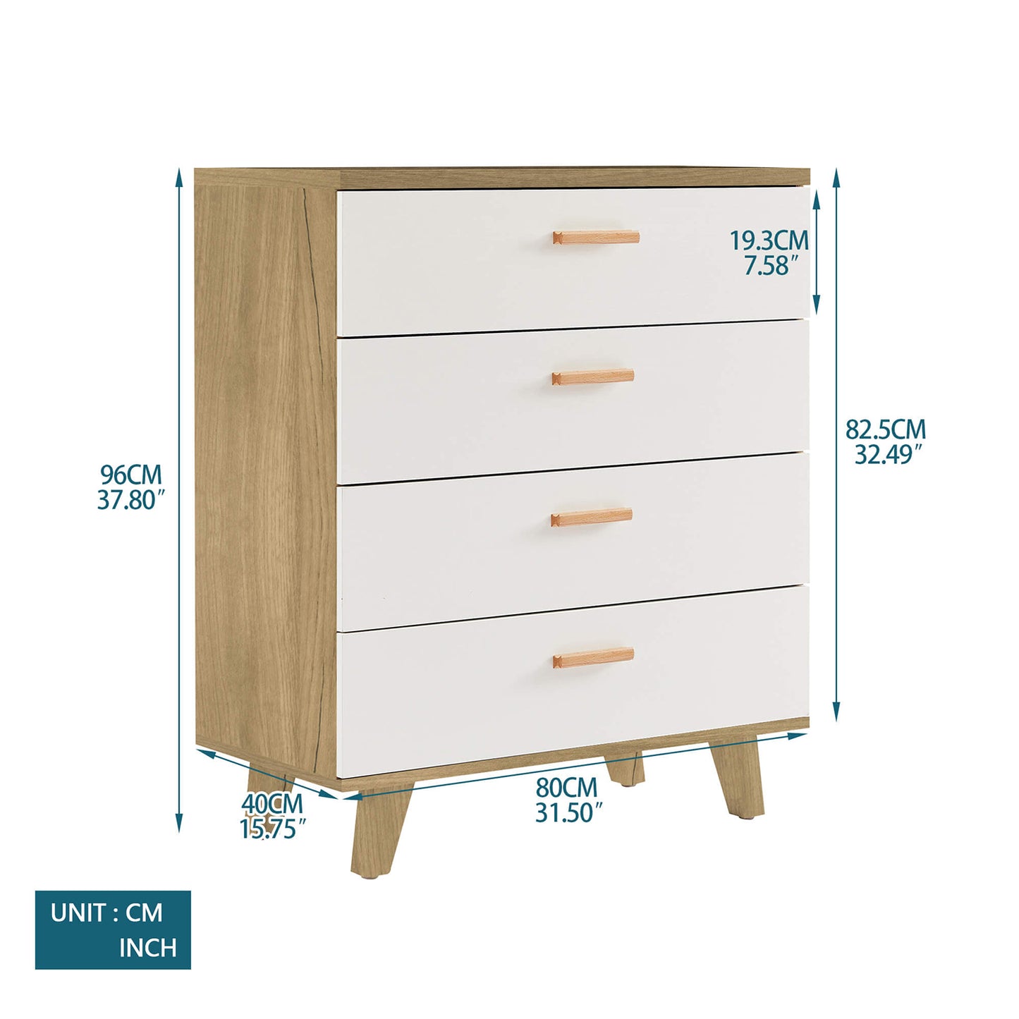 Drawer Dresser cabinet barcabinet, Buffet Sideboard Storage Cabinet with Leg - Meissalivve