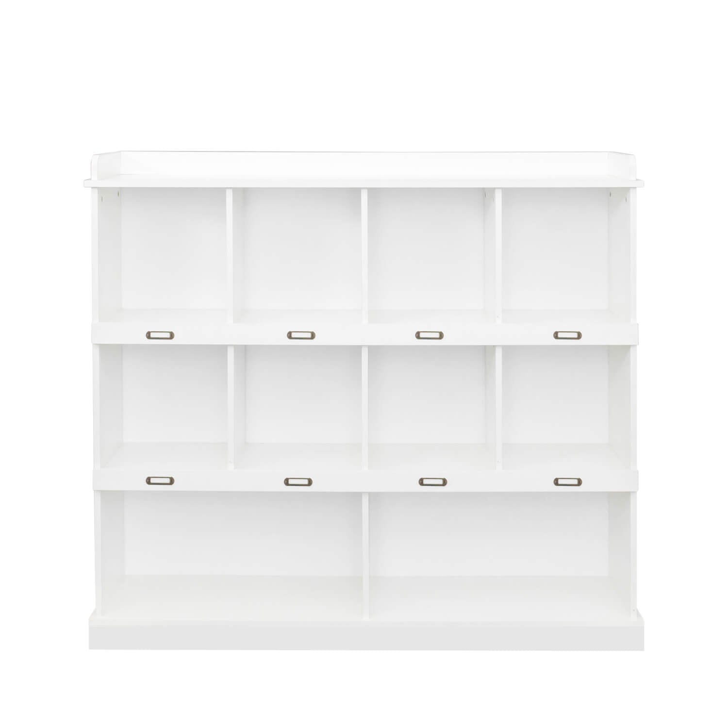 10-shelf Bookcase for Home and Office,White - Meissalivve