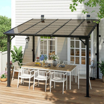 Meissalivve Wall Mounted Gazebo, Outdoor Patio Gazebo