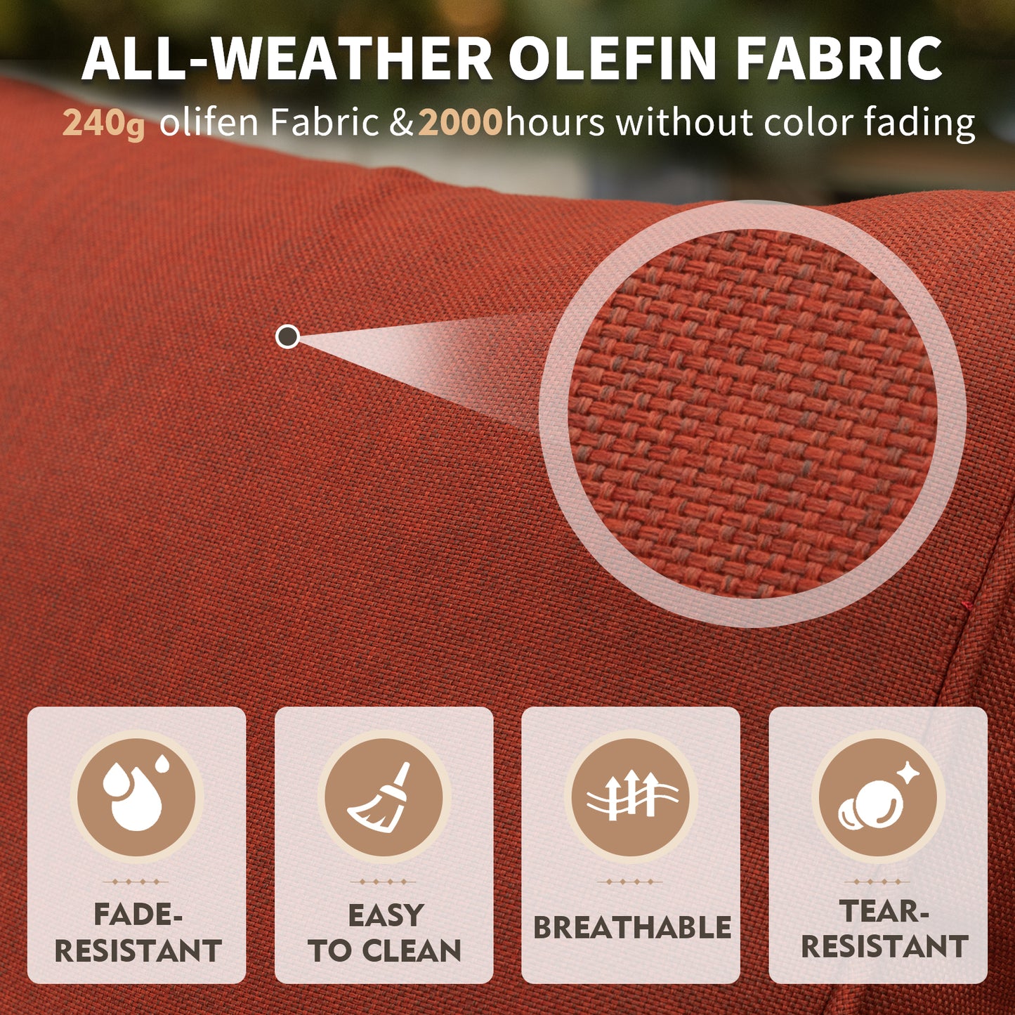 7 Piece Outdoor Rattan Patio Furniture Set, Swivel Chairs with Dining Table  (YK-6013-C2)