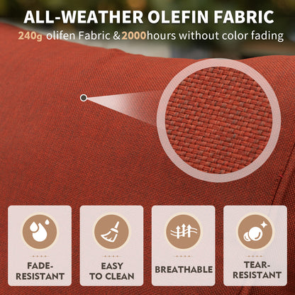 7 Piece Outdoor Rattan Patio Furniture Set, Swivel Chairs with Dining Table  (YK-6013-C2)