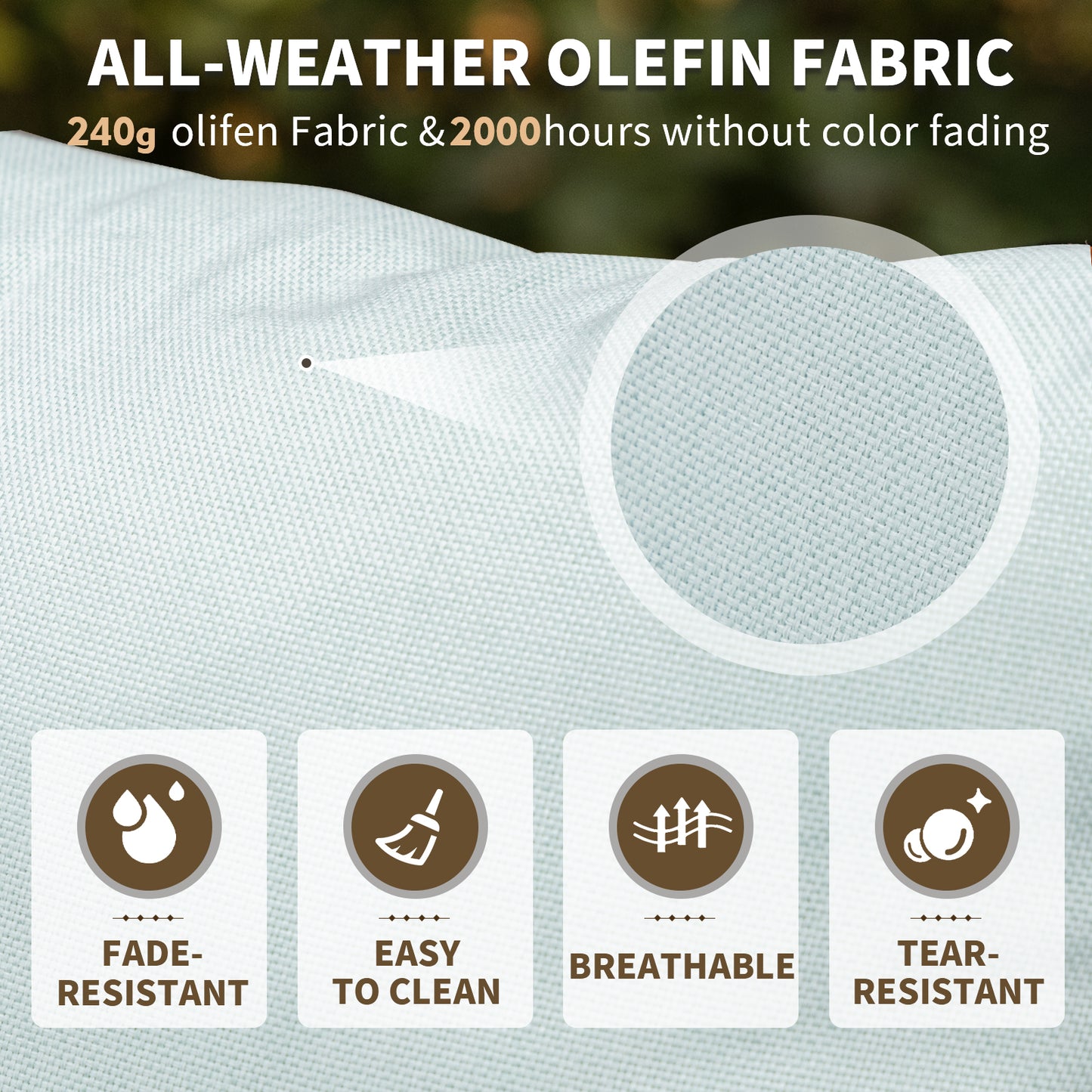 7 Pieces Patio Furniture Sets,  Outdoor Rattan Furniture Conversation Sets (YK-6015-C1)