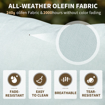 7 Pieces Patio Furniture Sets,  Outdoor Rattan Furniture Conversation Sets (YK-6015-C1)