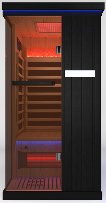 Full Spectrum Infrared Sauna Hemlock/Cedar Home Sauna - YK8005BK