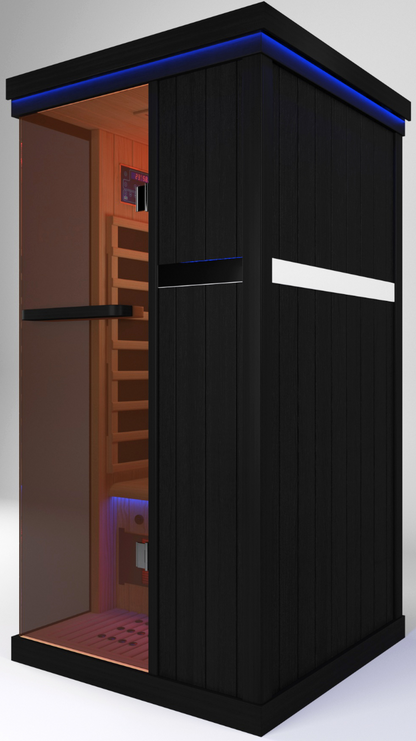 Full Spectrum Infrared Sauna Hemlock/Cedar Home Sauna - YK8005BK