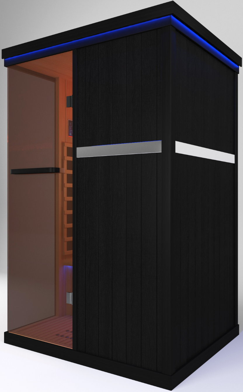 Full Spectrum Infrared Sauna Hemlock/Cedar Home Sauna - YK8005BK