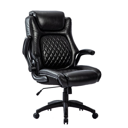 400lbs Big & Tall Ergonomic Leather Office Chair - Meissalivve