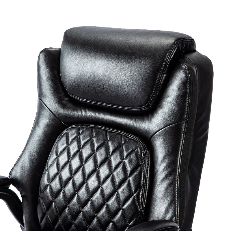 400lbs Big & Tall Ergonomic Leather Office Chair - Meissalivve